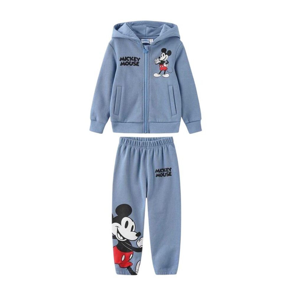 Disney Childrens/Kids Mickey Tracksuit Set / Gray/Red